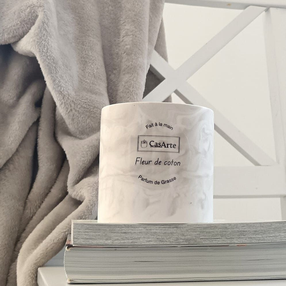 ✨ Bougie Éco-résine en Jesmonite — L'Élégance Artisanale 🕯️ Casarte