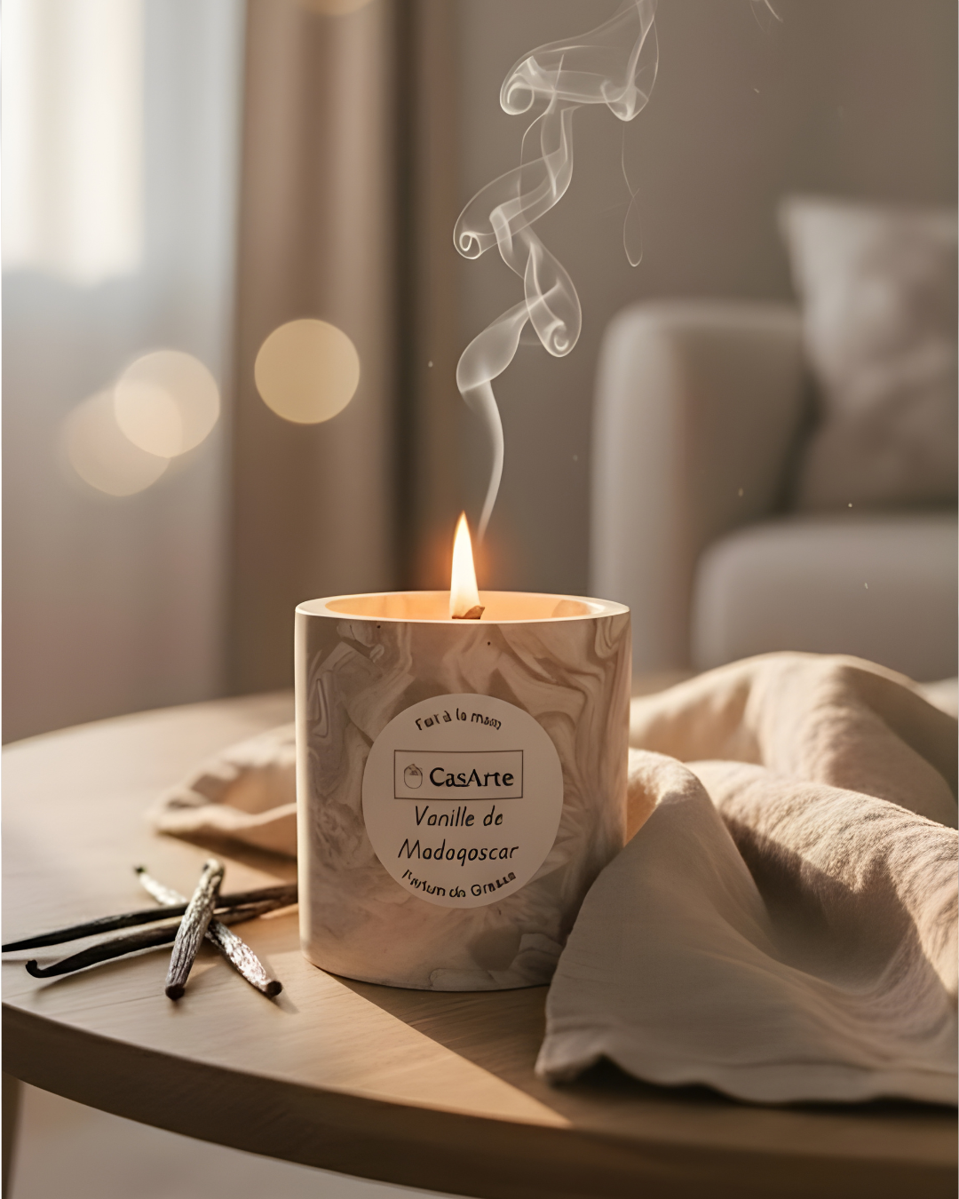 Découvrez Nos Bougies Parfumées & ArtisanalesPlongez dans l'univers de Casarte, où chaque bougie parfumée est une œuvre d'art faite à la main. Nos créations allient des fragrances exquises à un design raffiné, transformant chaque espace en un cocon de bie