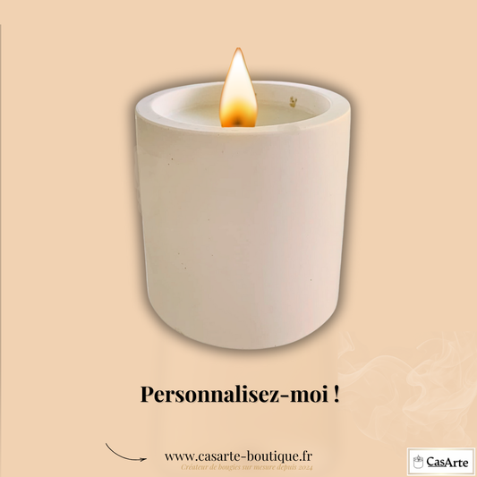 Bougie personnalisée - Créez la vôtre ✨ CasArte