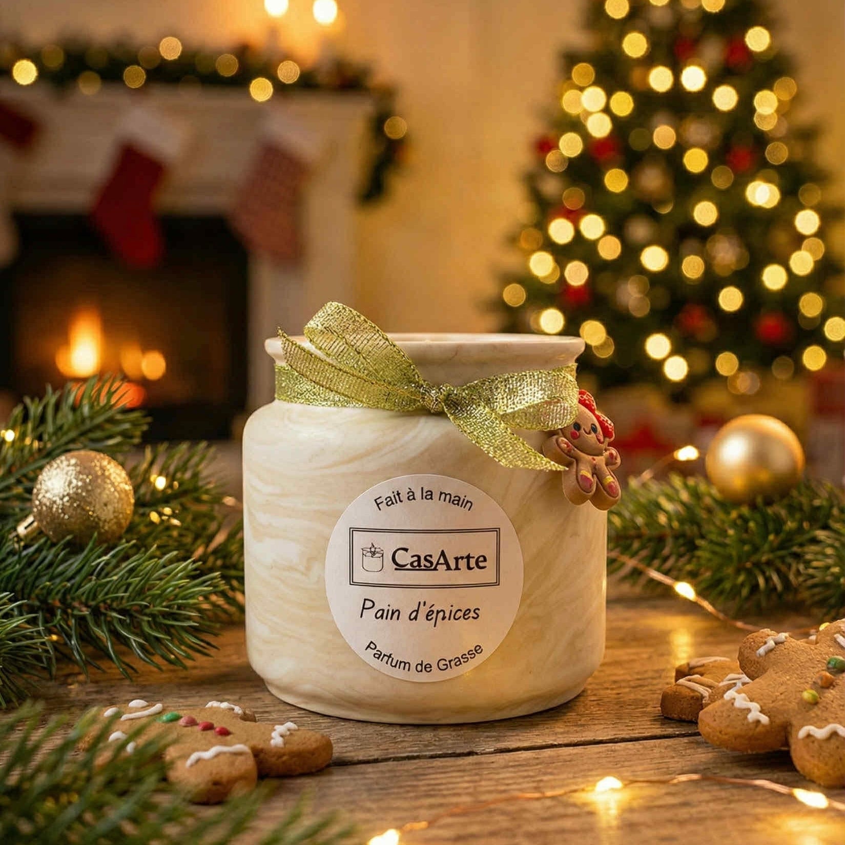 Bougie artisanale Pain d’Épices Casarte – ambiance cocooning