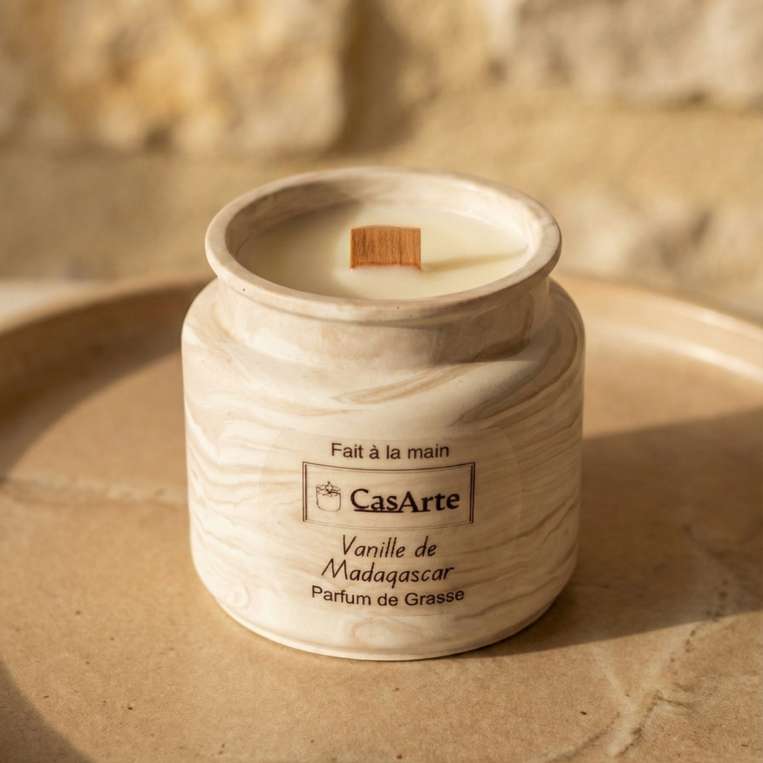 jarre bougie petit format vanille